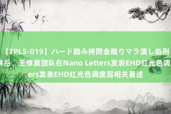 【TPLS-019】ハード踏み拷問金蹴りマラ潰し処刑 JUN女王様 林岳、王修复团队在Nano Letters发表EHD红光色调度层相关著述